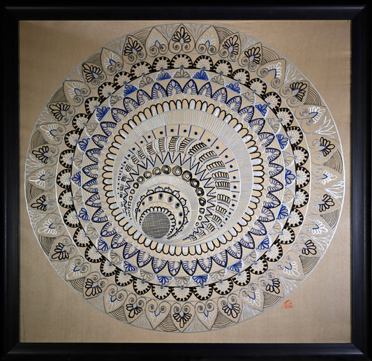Mandala Circle to the Center