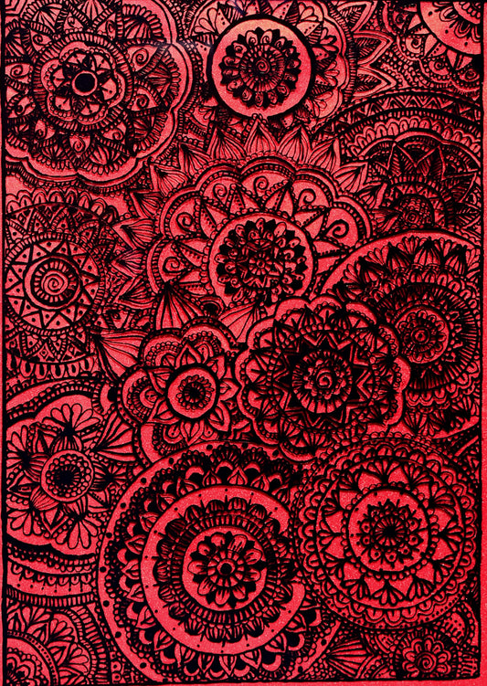 Red mandala Full