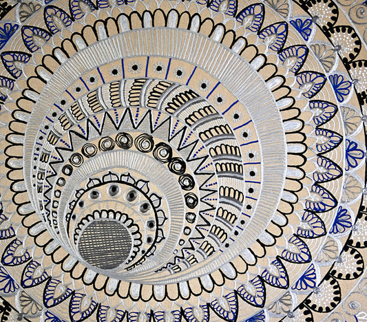 Mandala Circle to the Center